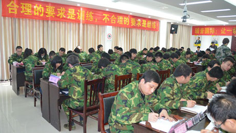 认真的学习气氛